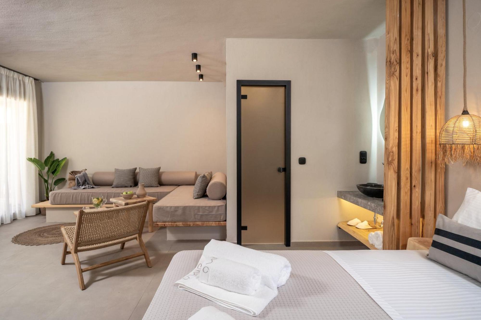 Amo Golden Suites Chrysi Ammoudia ภายนอก รูปภาพ
