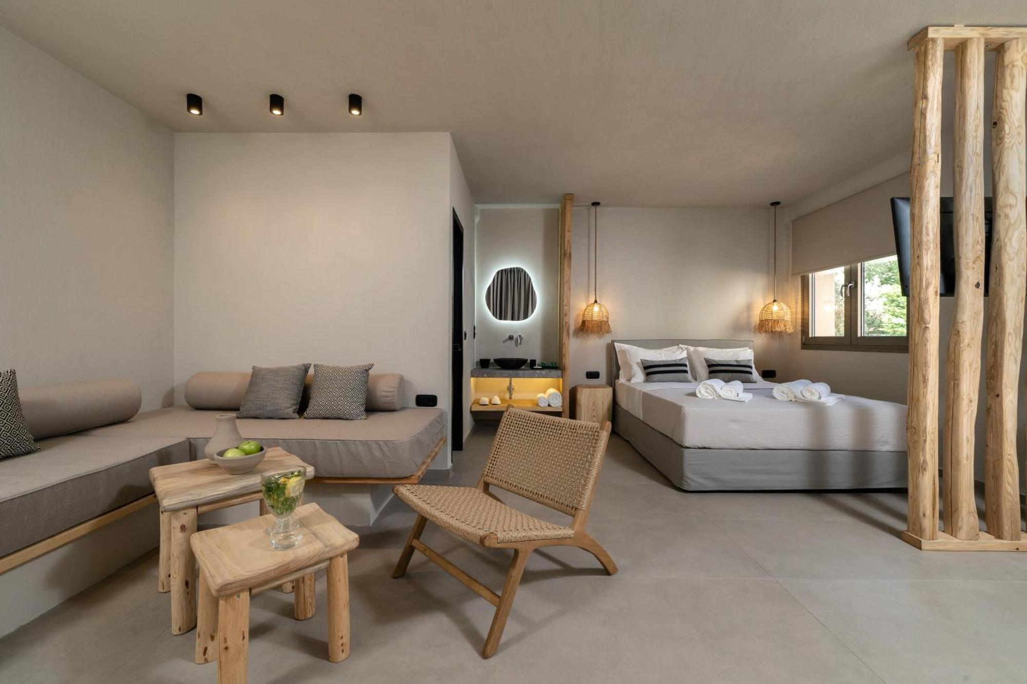 Amo Golden Suites Chrysi Ammoudia ภายนอก รูปภาพ